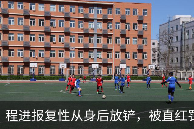 程进报复性从身后放铲，被直红罚下！浙江0-5落后+少打2人